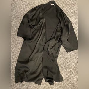 Satin Robe black